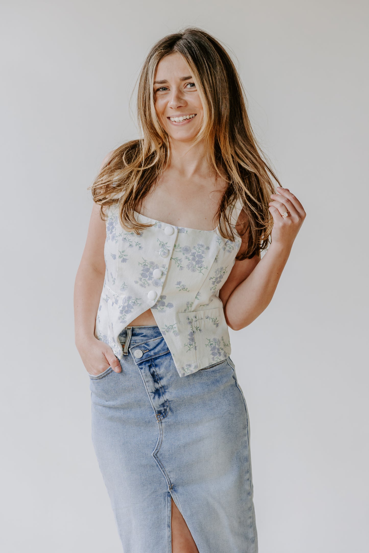 Clara Vest Top