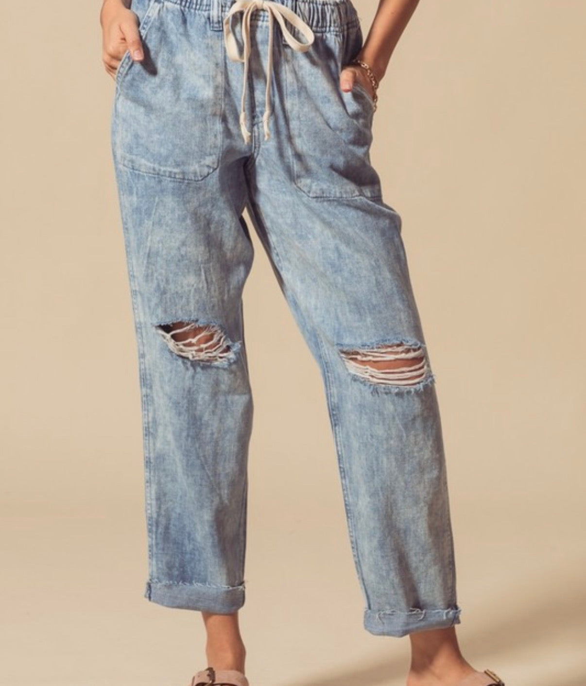 Lenni Denim Joggers
