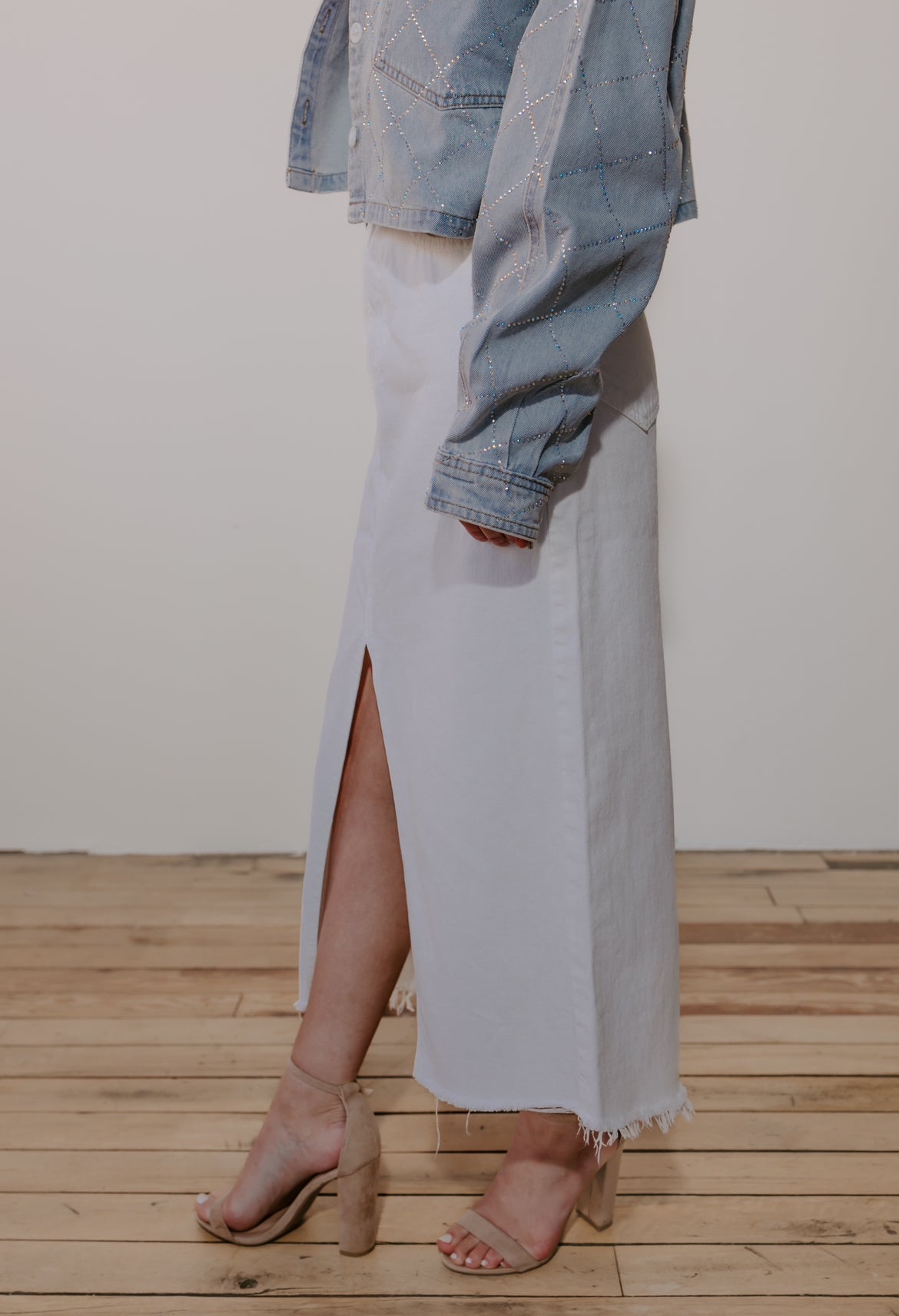 Danyelle Denim Midi Skirt