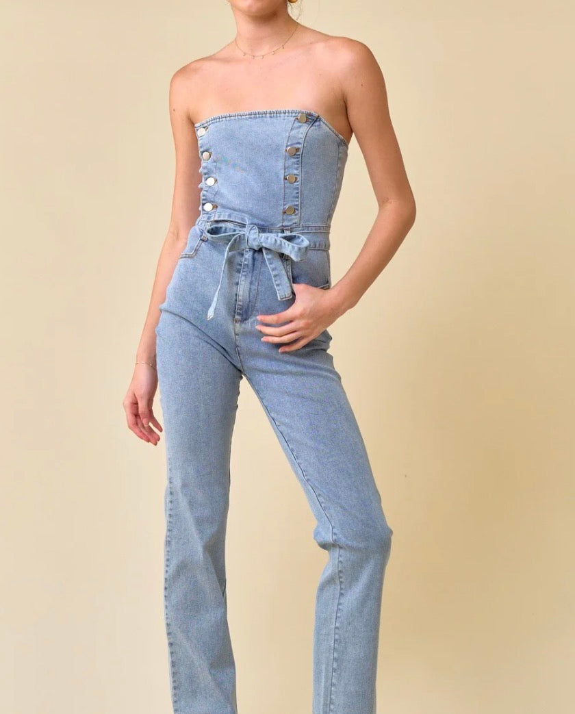 Emmy Denim Jumpsuit