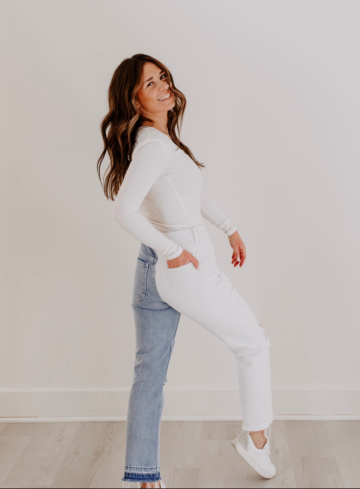 Tinley Two Tone Jeans