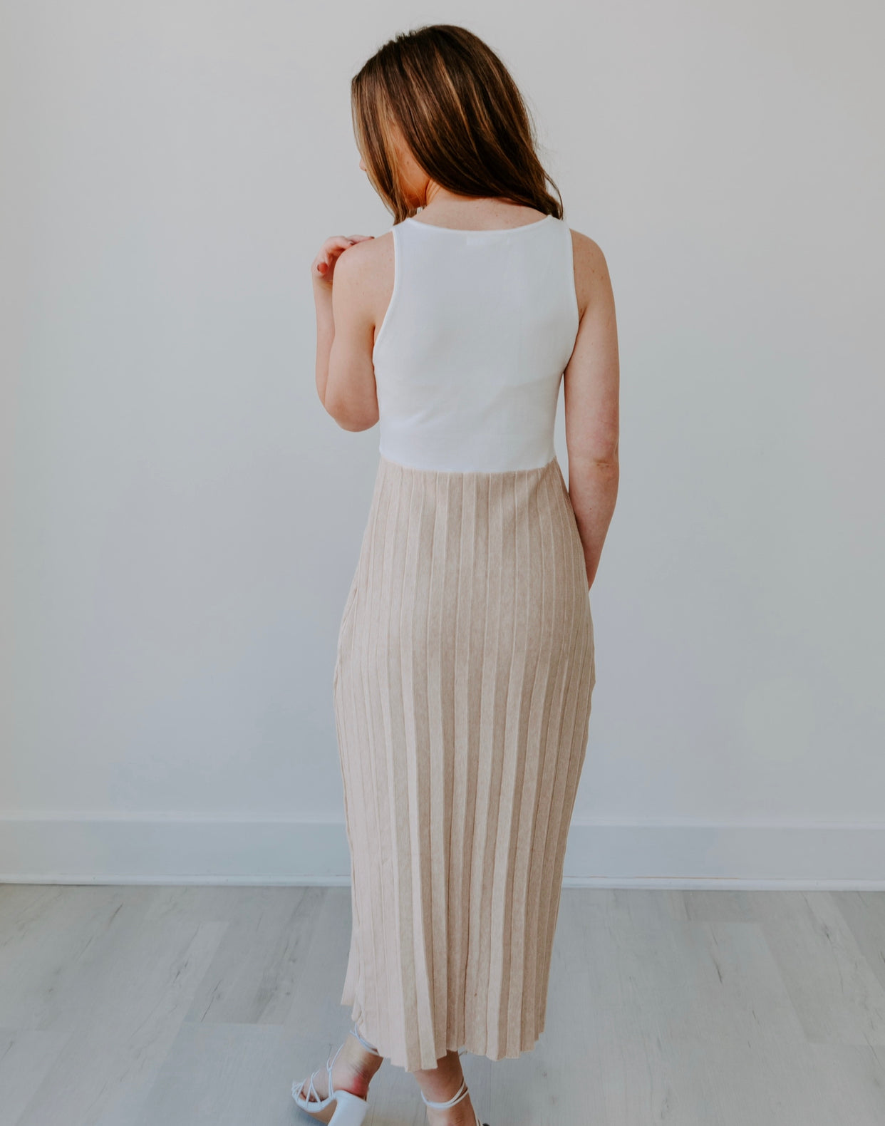 Maisy Colorblock Midi Dress