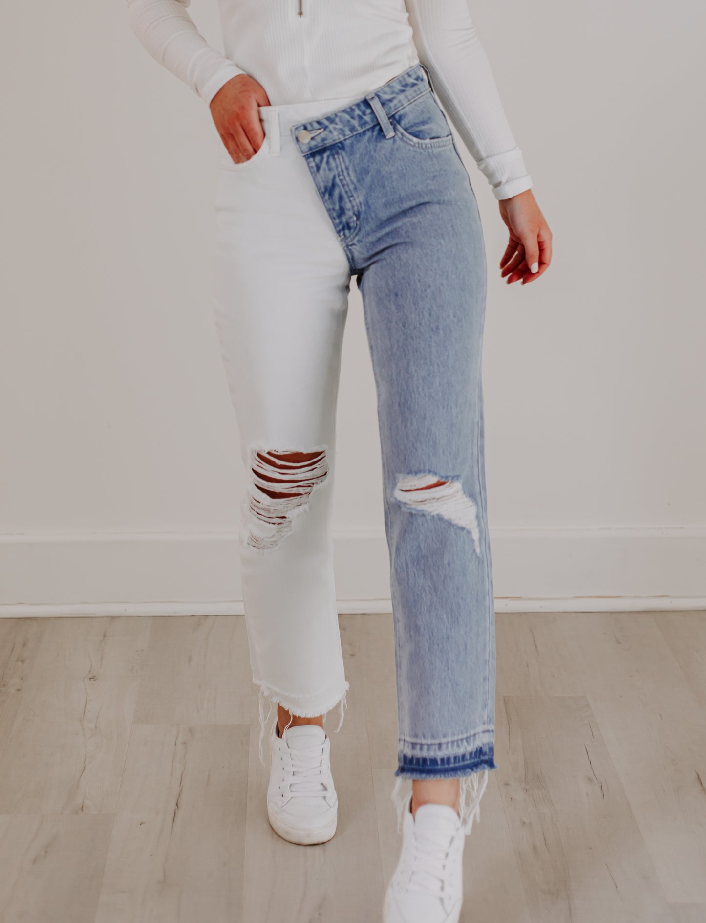 Tinley Two Tone Jeans