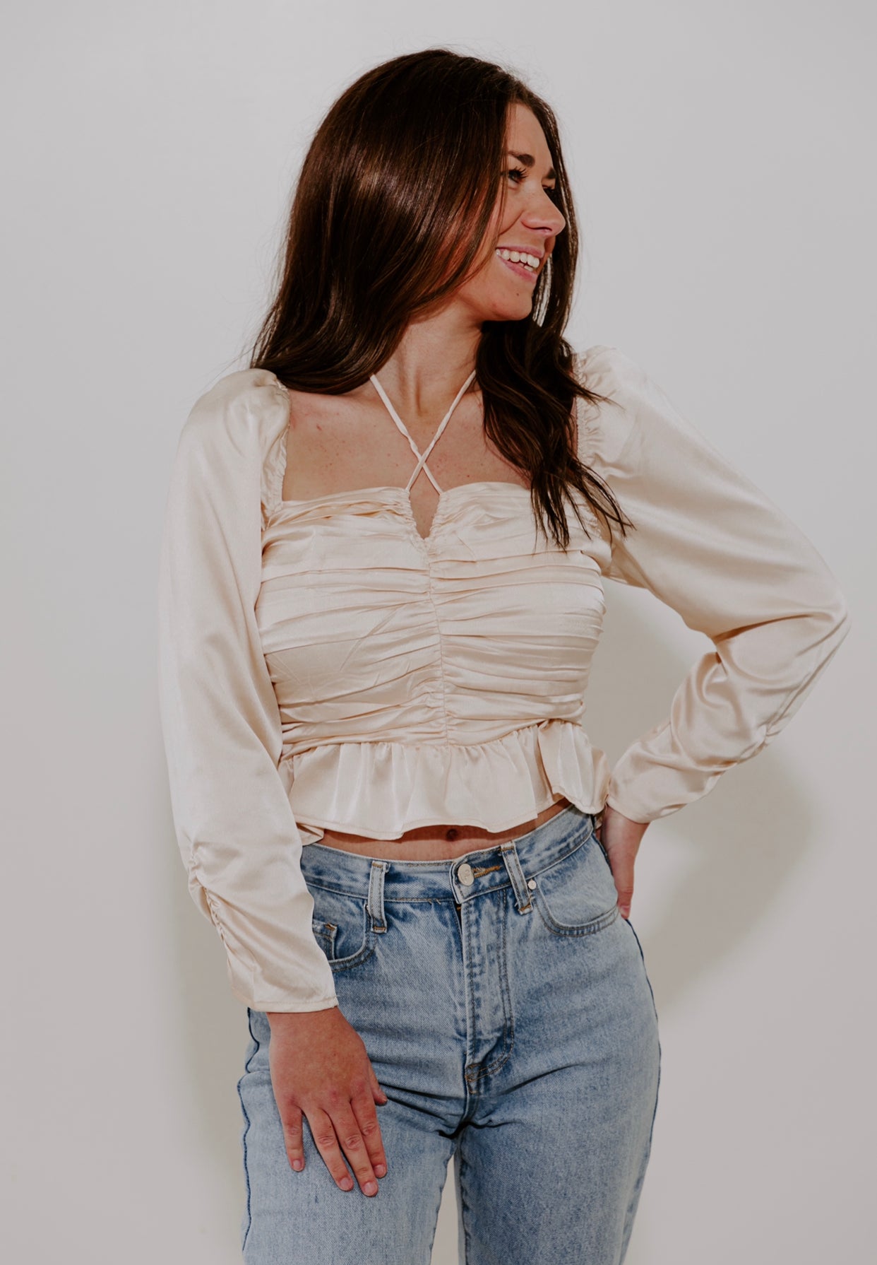 Amelia Peplum Blouse