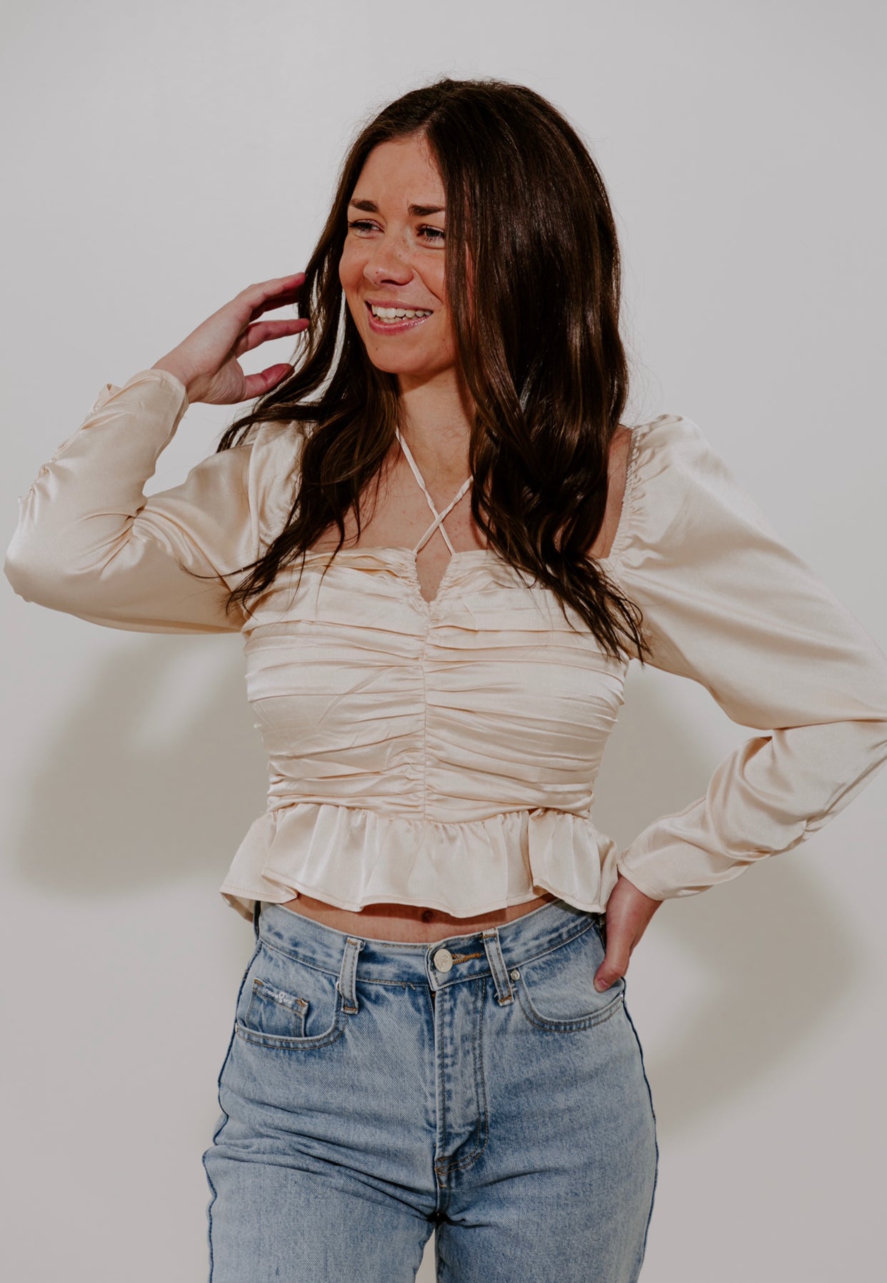 Amelia Peplum Blouse