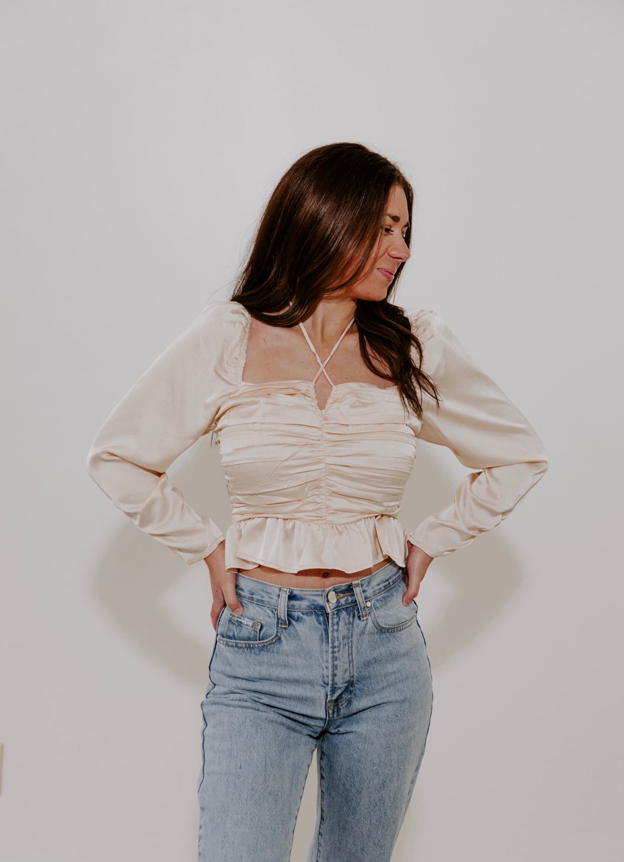 Amelia Peplum Blouse