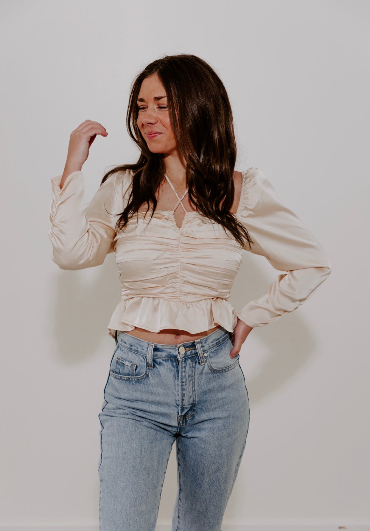 Amelia Peplum Blouse