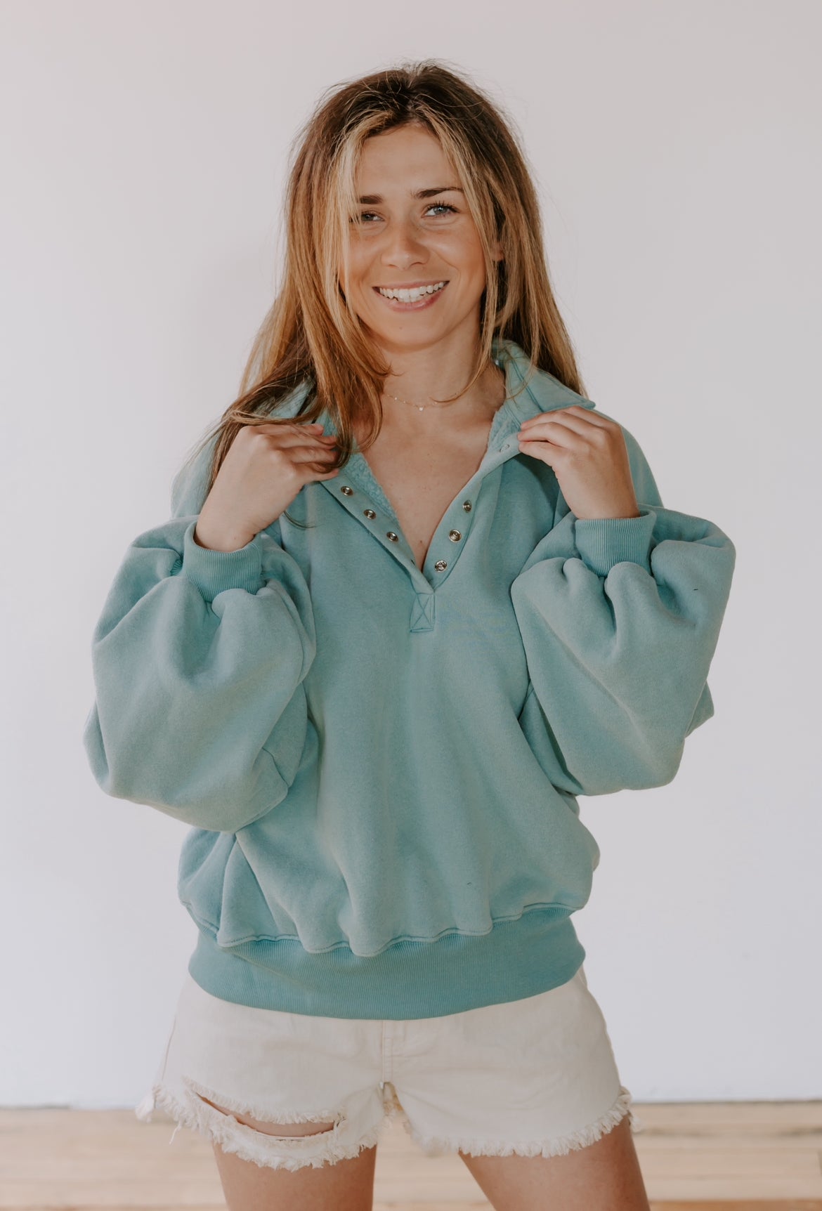 Macie Pullover Sweatshirt - Sage