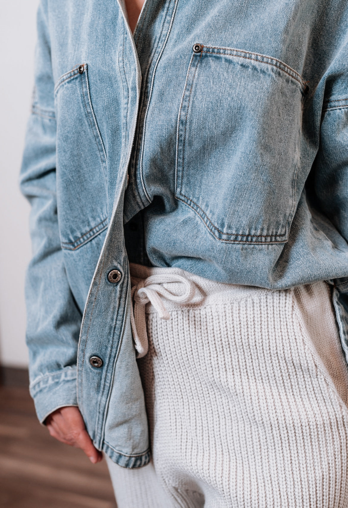 Nolan Denim Shacket