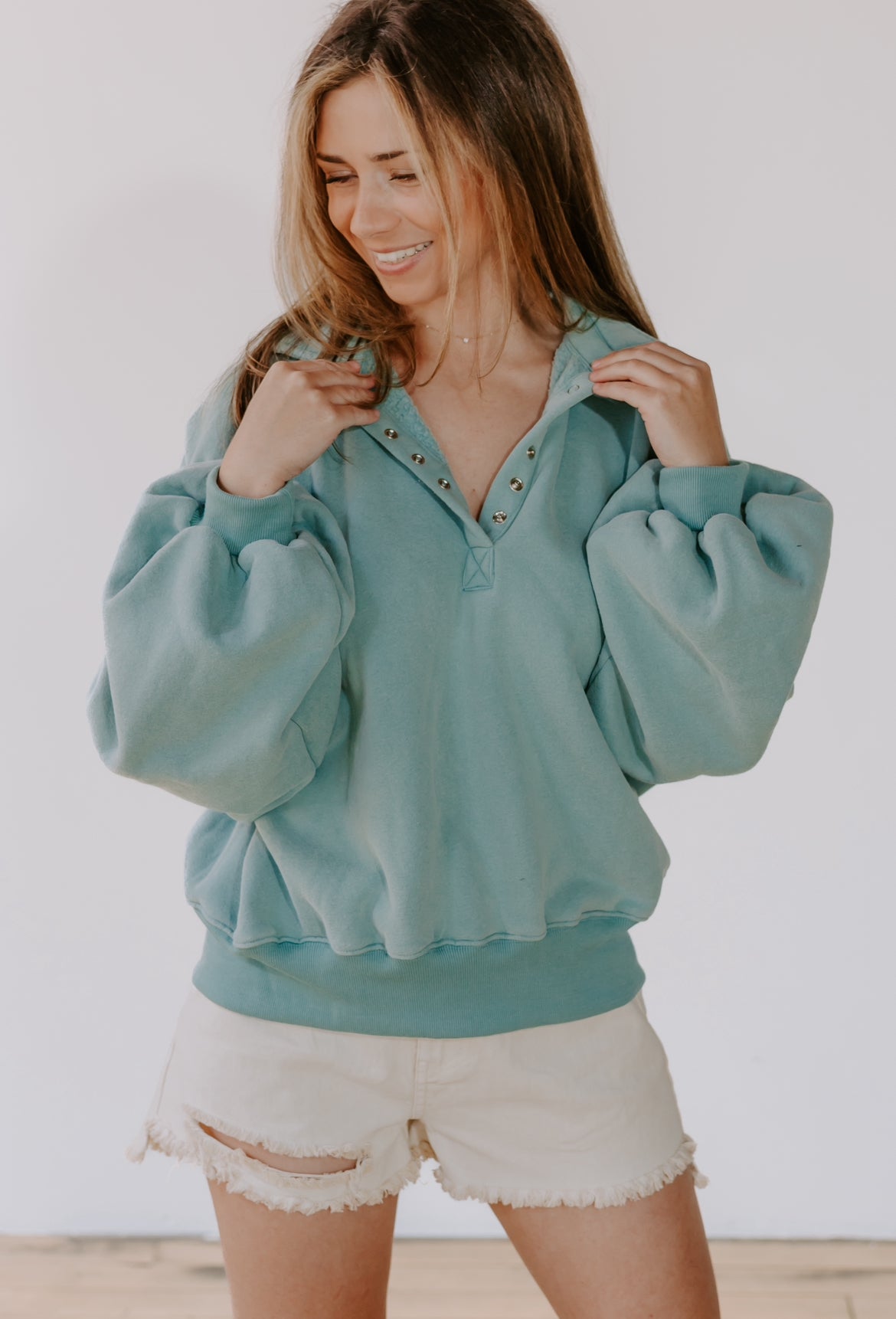 Macie Pullover Sweatshirt - Sage