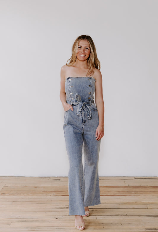 Emmy Denim Jumpsuit