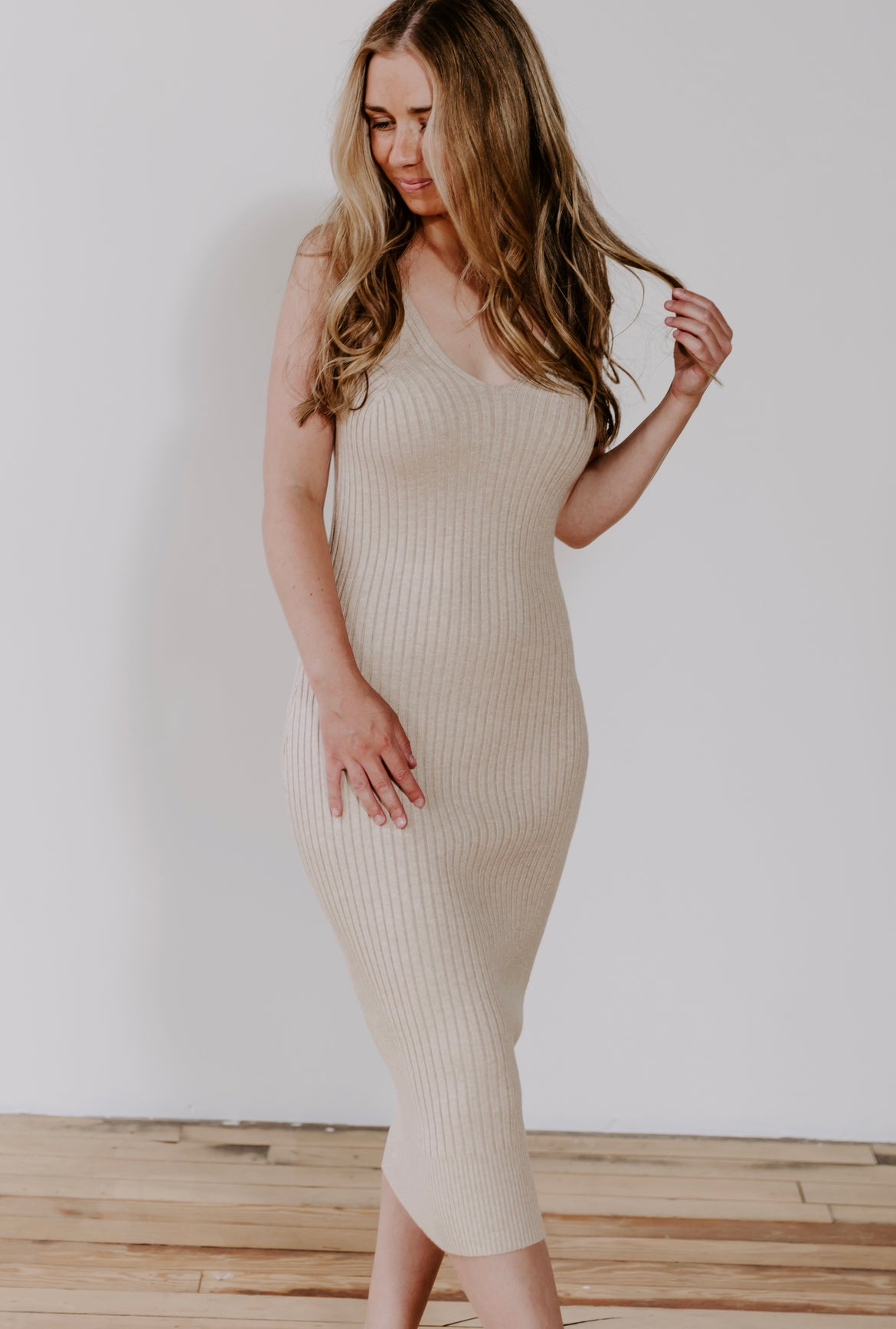 Maribel Knit Midi Dress