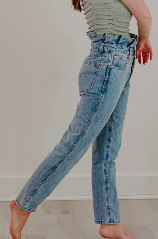 Rina Ruffle Jeans