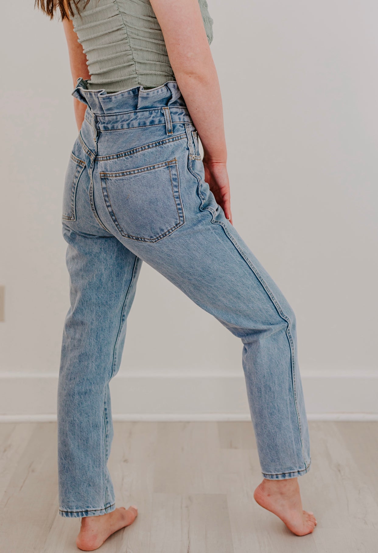 Rina Ruffle Jeans