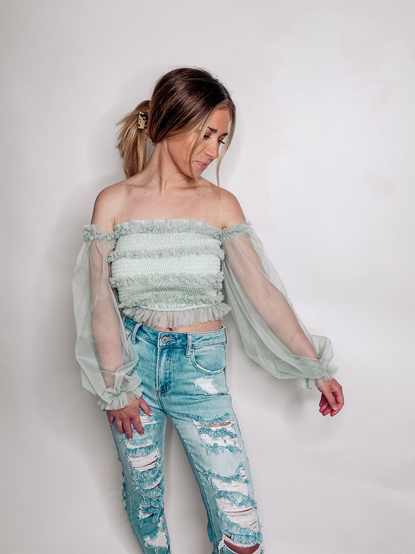 Ariel Tulle Top