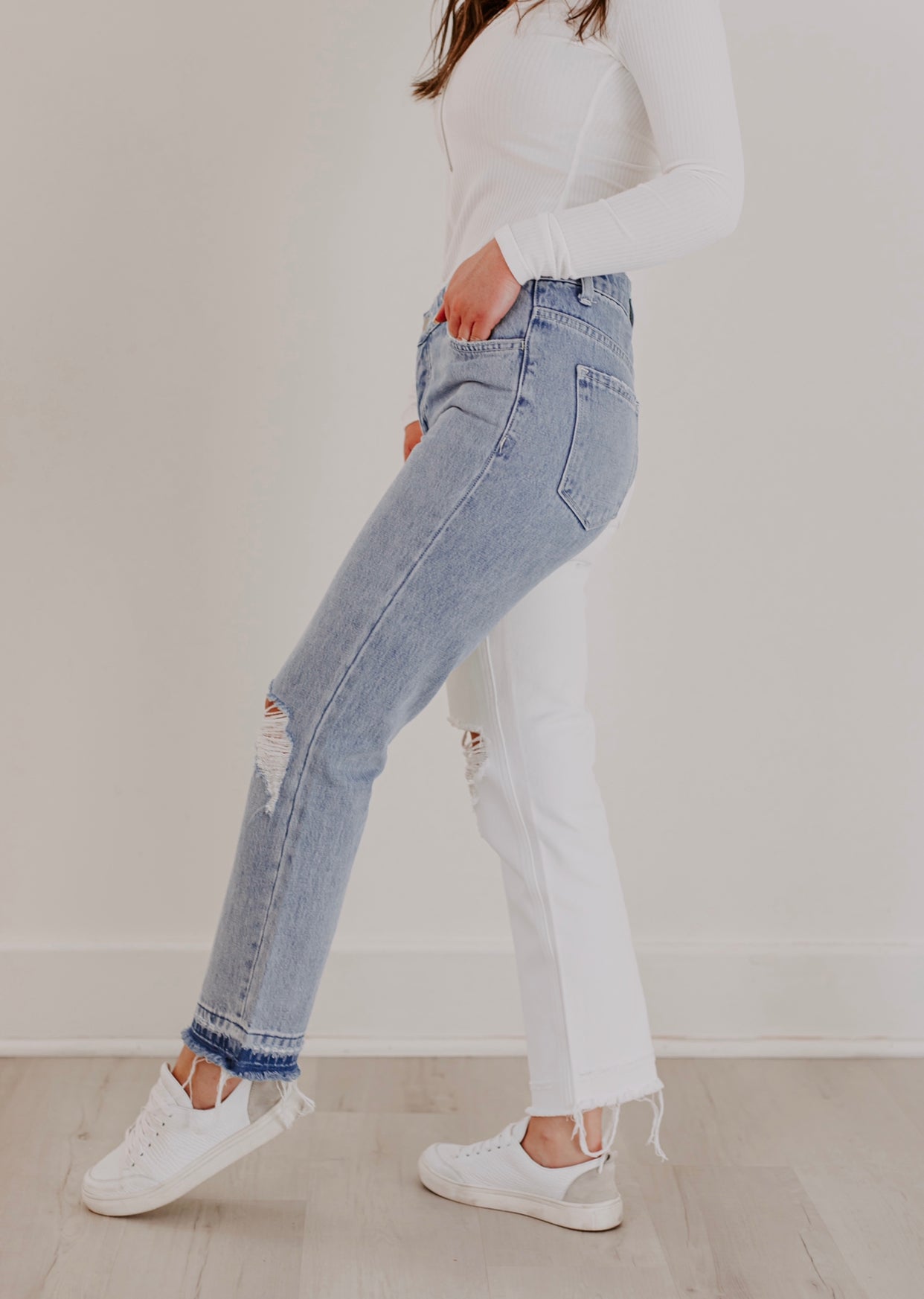 Tinley Two Tone Jeans