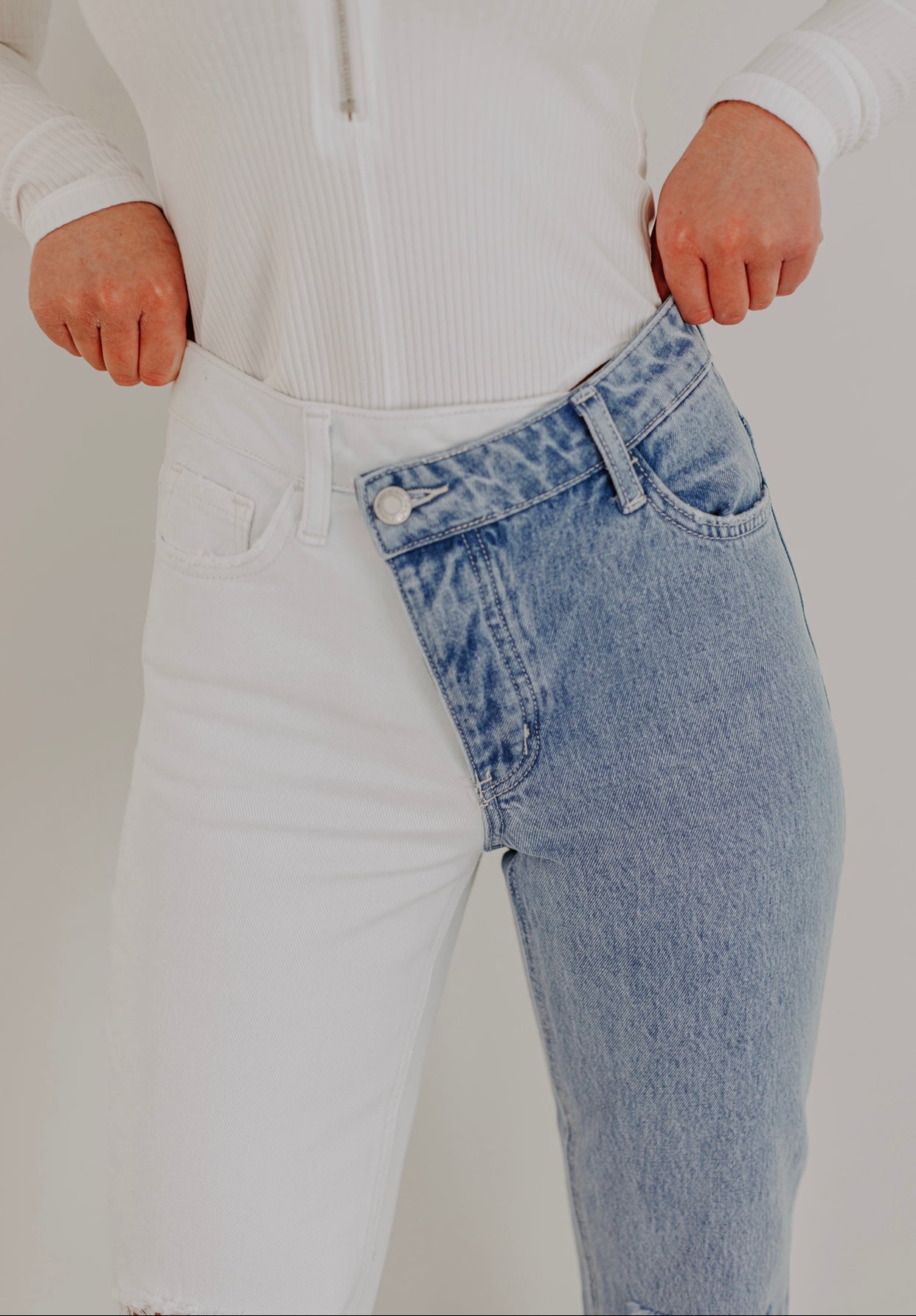 Tinley Two Tone Jeans