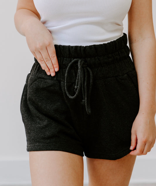 Laina Lounge Shorts - Black